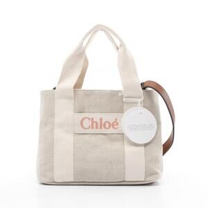 Chloe Tote Bag Canvas Beige